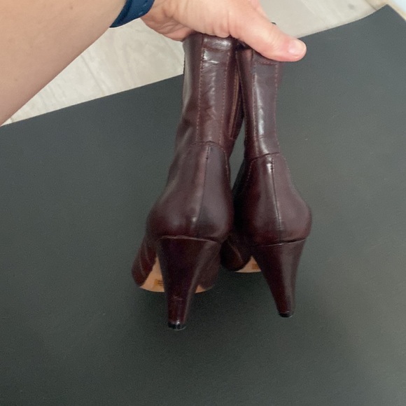 Indigo by Clarks Brown Leather Ankle Boots size 7 - Picture 5 of 8